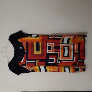 Bisou Bisou Women's Size 10 Retro Cap Sleeve Dress